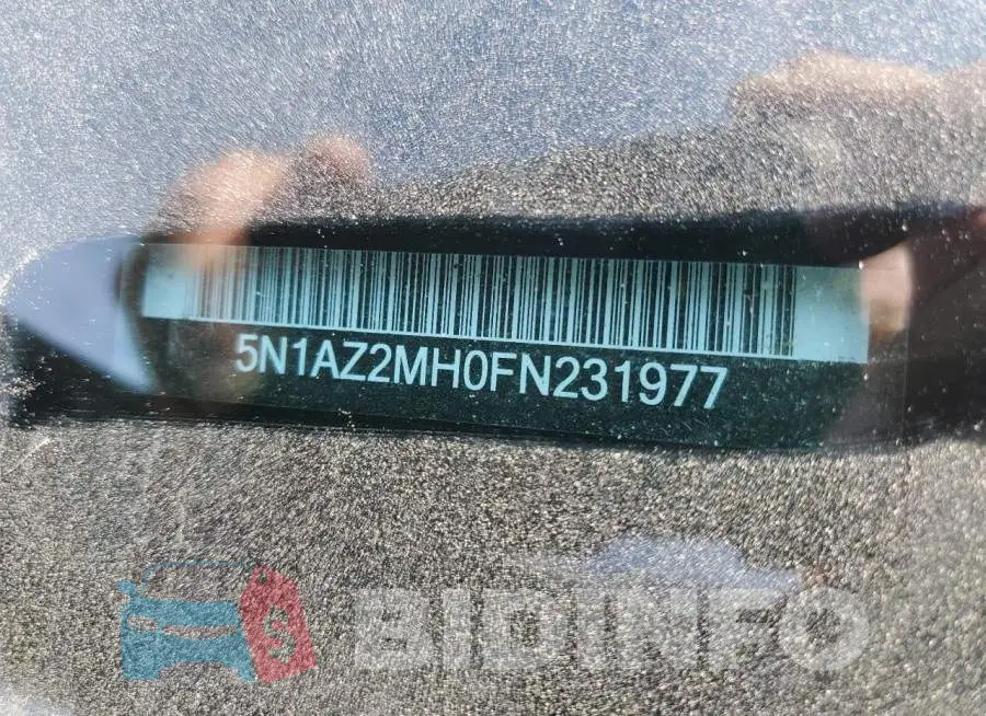 5N1AZ2MH0FN231977 Photo# 13