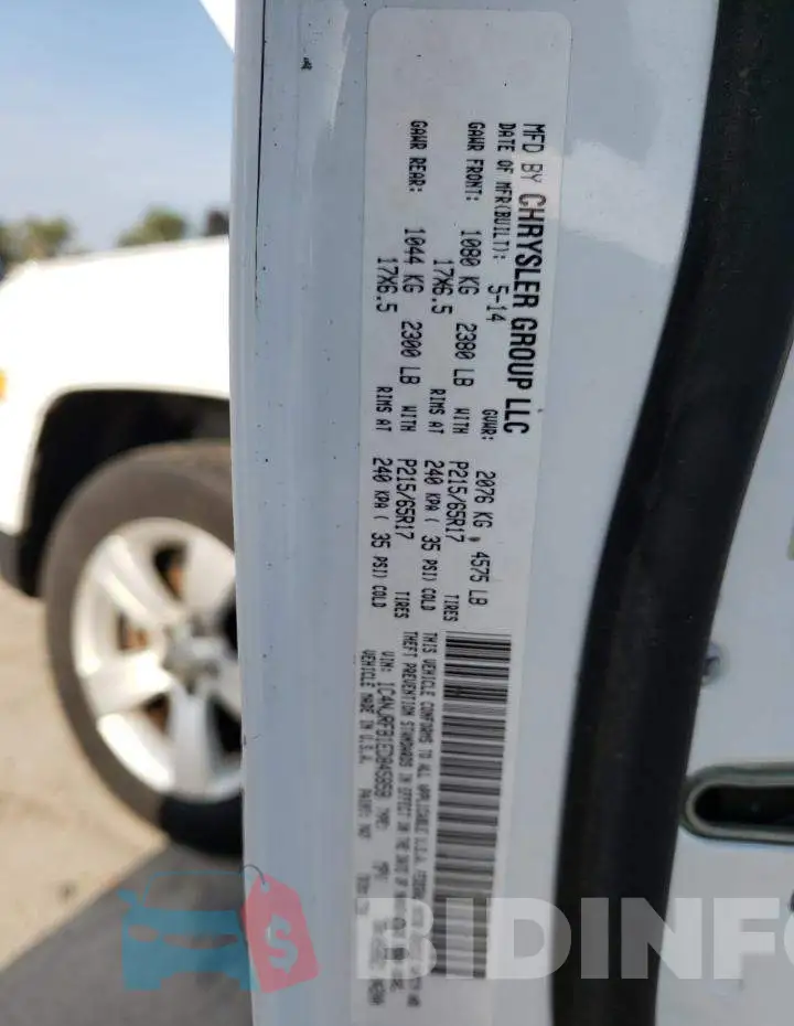1C4NJRFB1ED845858 Photo# 13