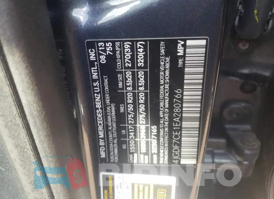 4JGDF7CE1EA280766 Photo# 13