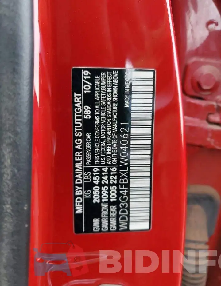 WDD3G4FBXLW040621 Photo# 12