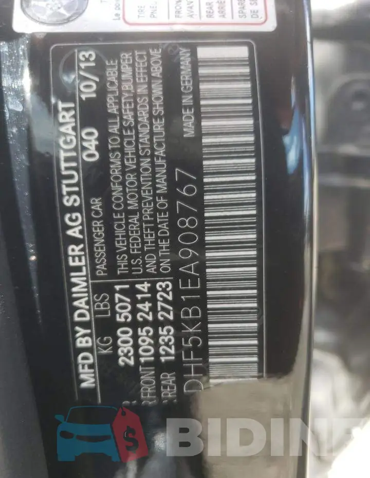WDDHF5KB1EA908767 Photo# 12