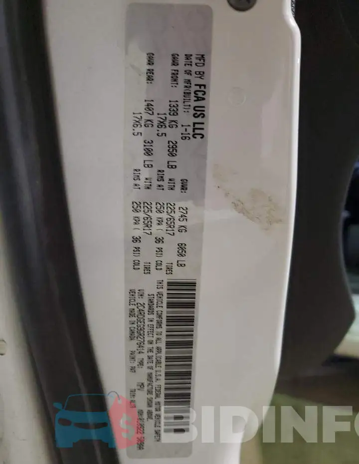 2C4RDGEG9GR276414 Photo# 13