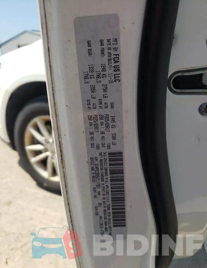 3C4PDCBB5GT177921 Photo# 12