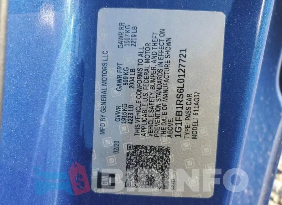 1G1FB1RS6L0127721 Photo# 12