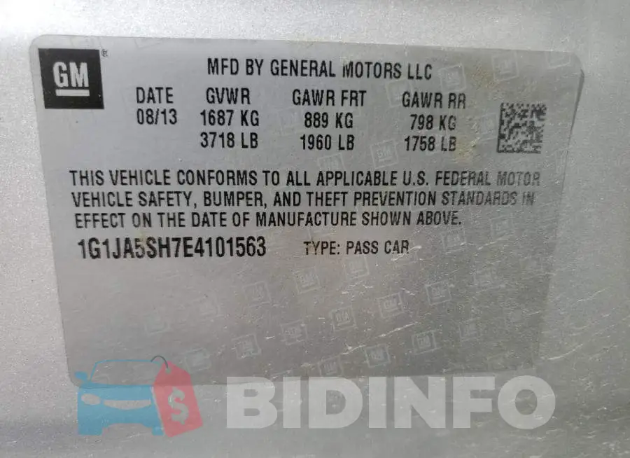 1G1JA5SH7E4101563 Photo# 12