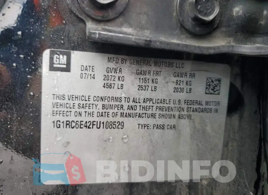 1G1RC6E42FU108529 Photo# 12