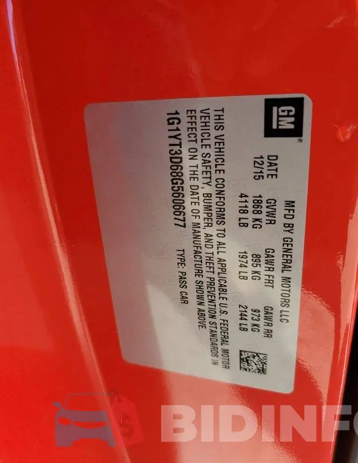 1G1YT3D68G5606677 Photo# 12