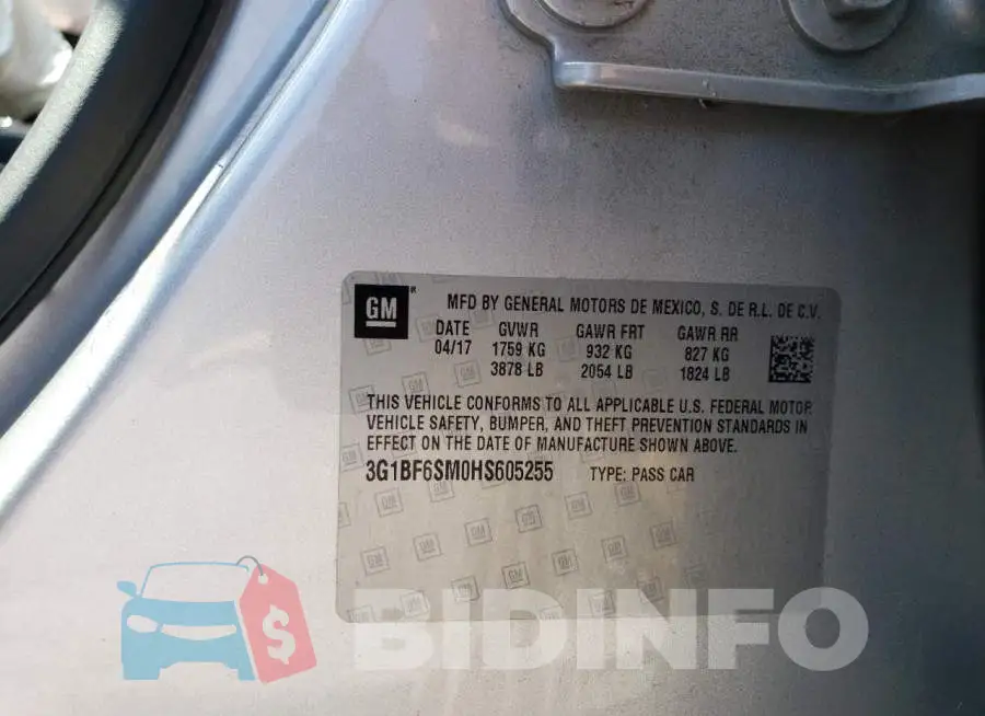 3G1BF6SM0HS605255 Photo# 13