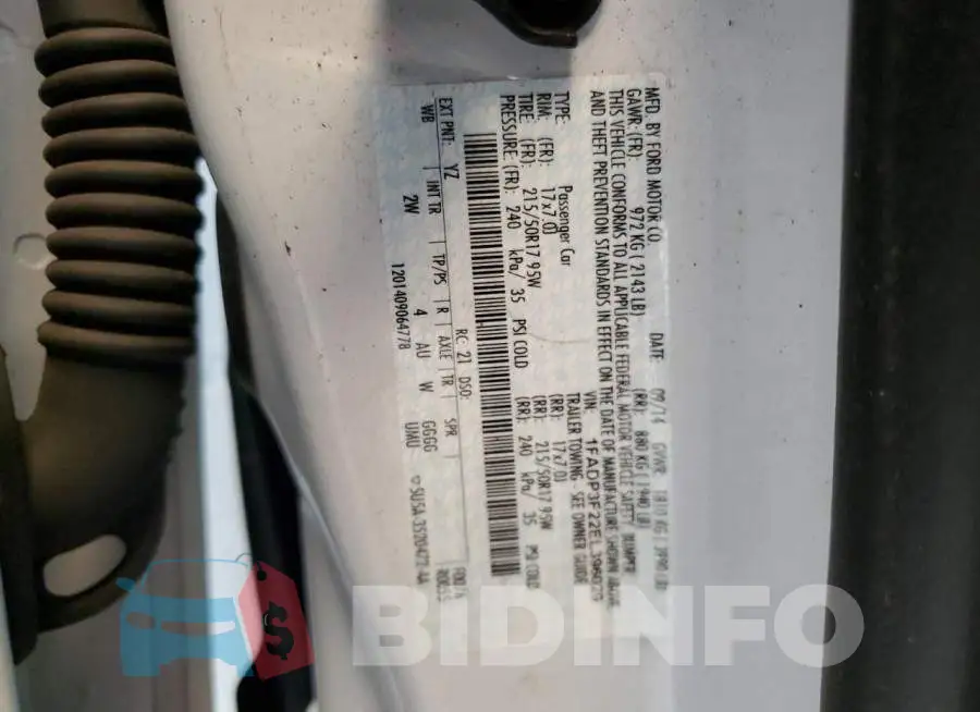 1FADP3F22EL396029 Photo# 13