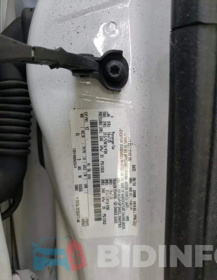 1FADP3F26EL390783 Photo# 12