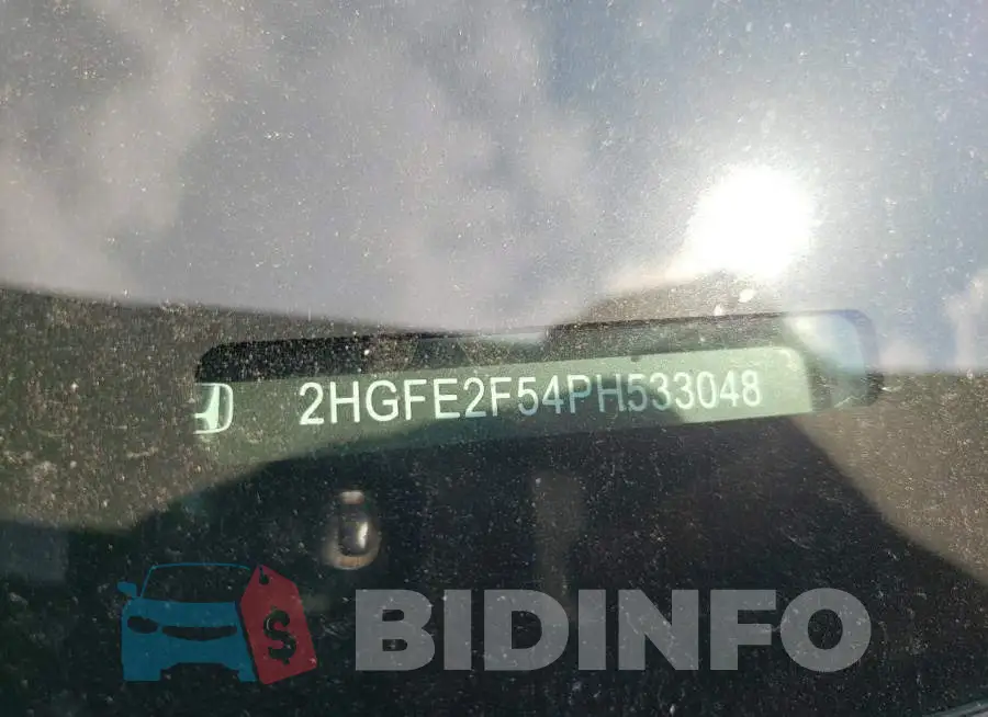 2HGFE2F54PH533048 Photo# 13