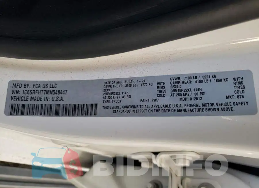 1C6SRFHT7MN548447 Photo# 13
