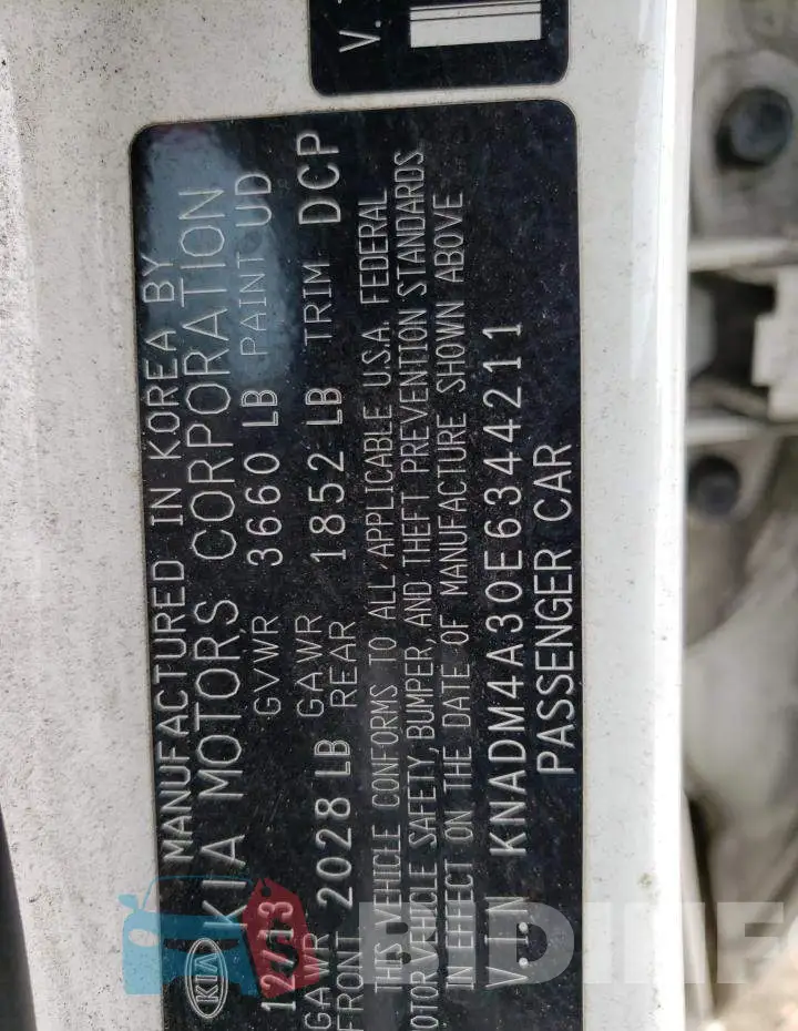KNADM4A30E6344211 Photo# 12