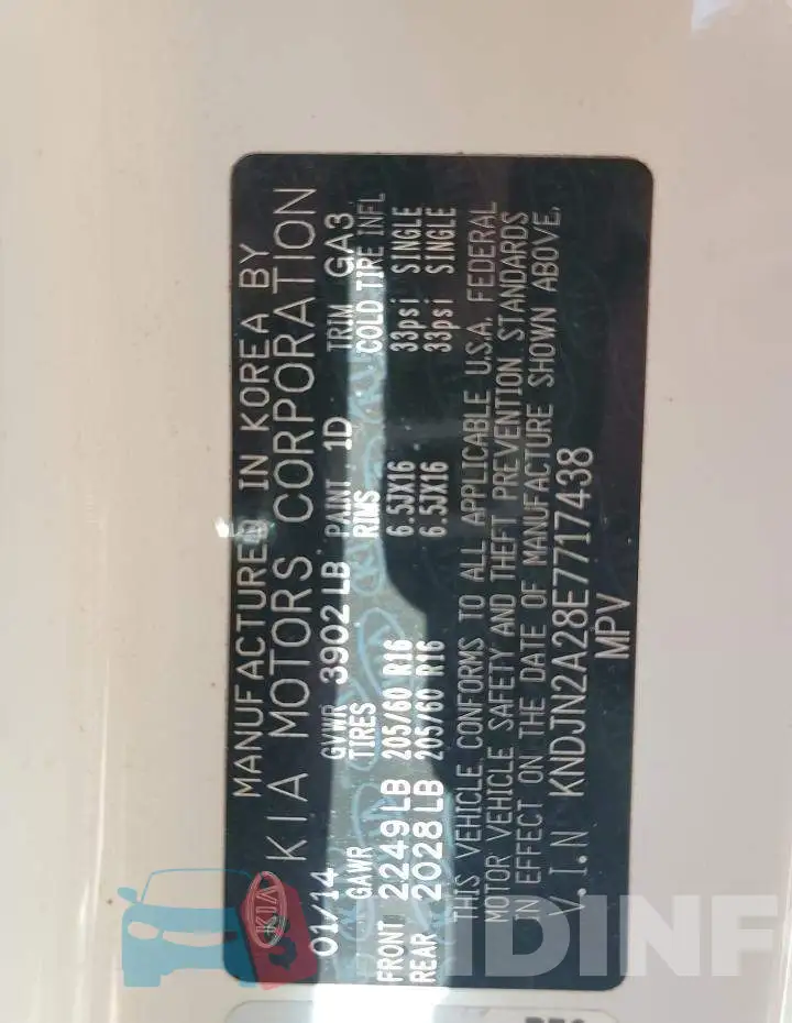 KNDJN2A28E7717438 Photo# 13