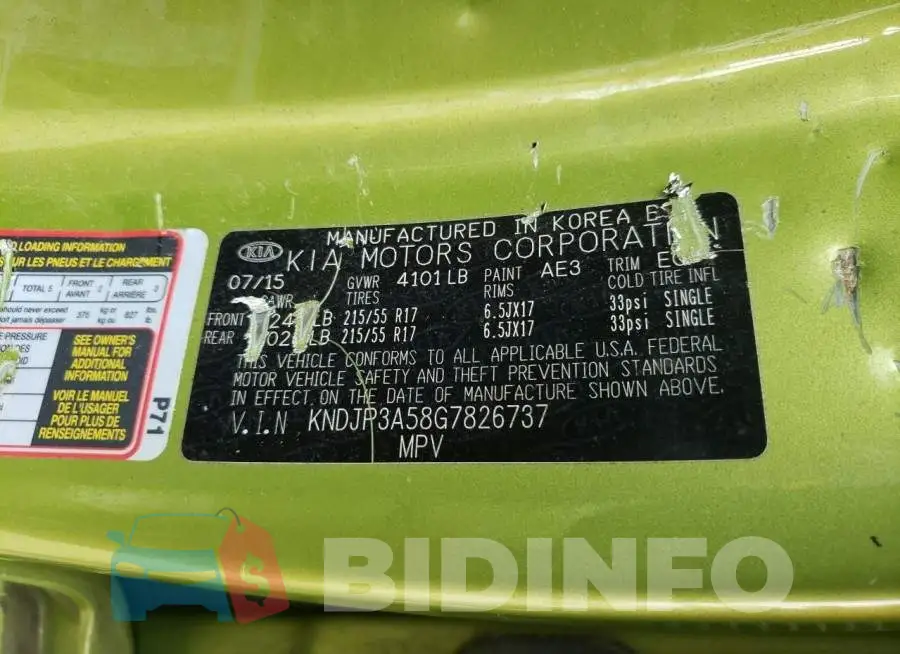 KNDJP3A58G7826737 Photo# 13