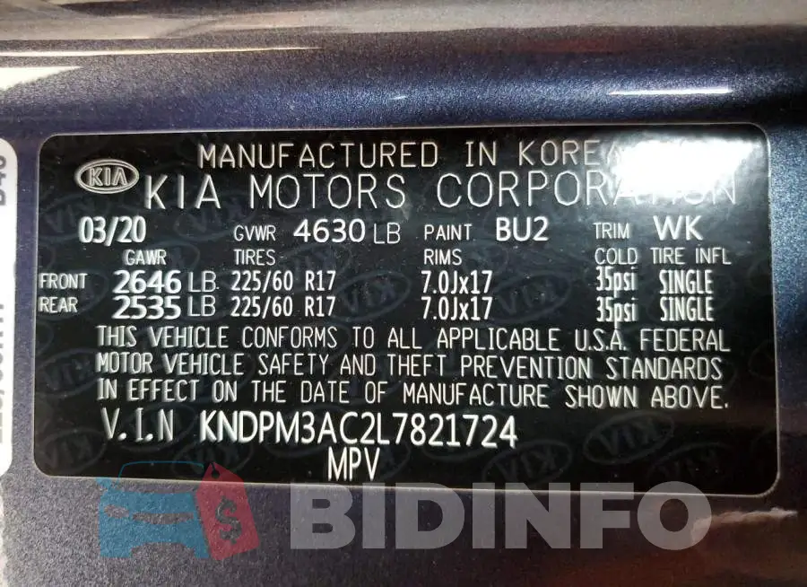 KNDPM3AC2L7821724 Photo# 14