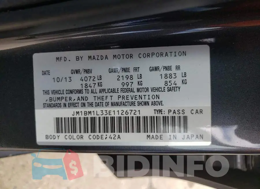 JM1BM1L33E1126721 Photo# 12