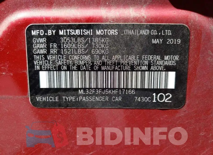 ML32F3FJ5KHF17166 Photo# 12