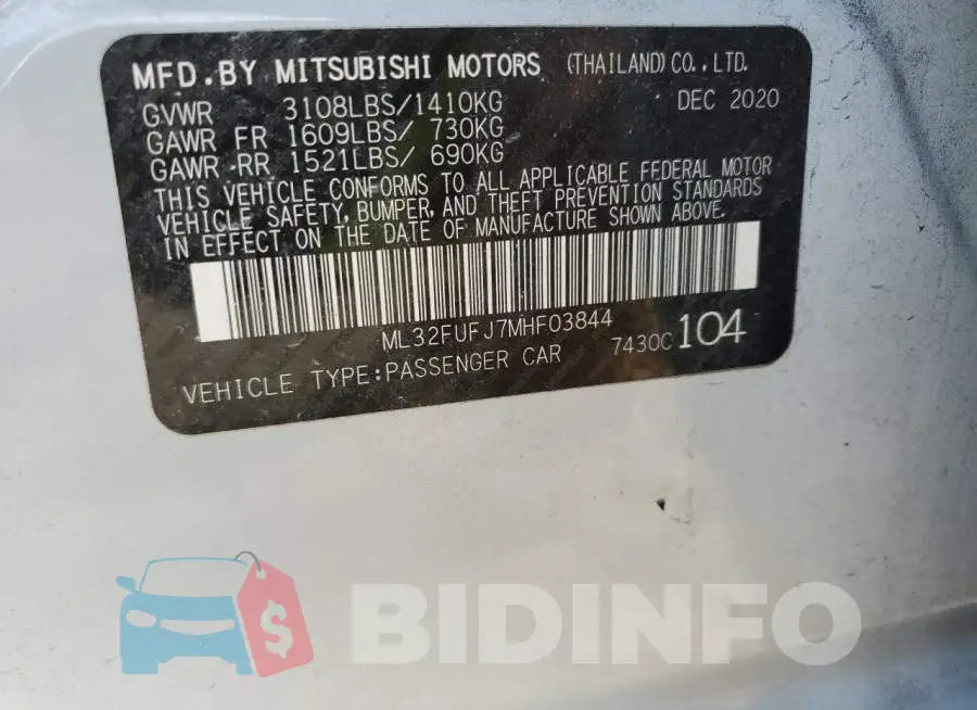 ML32FUFJ7MHF03844 Photo# 12