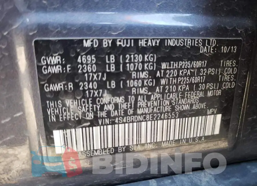 4S4BRDNC8E2246553 Photo# 12