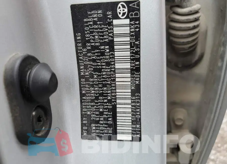 5YFBURHE1GP464013 Photo# 13