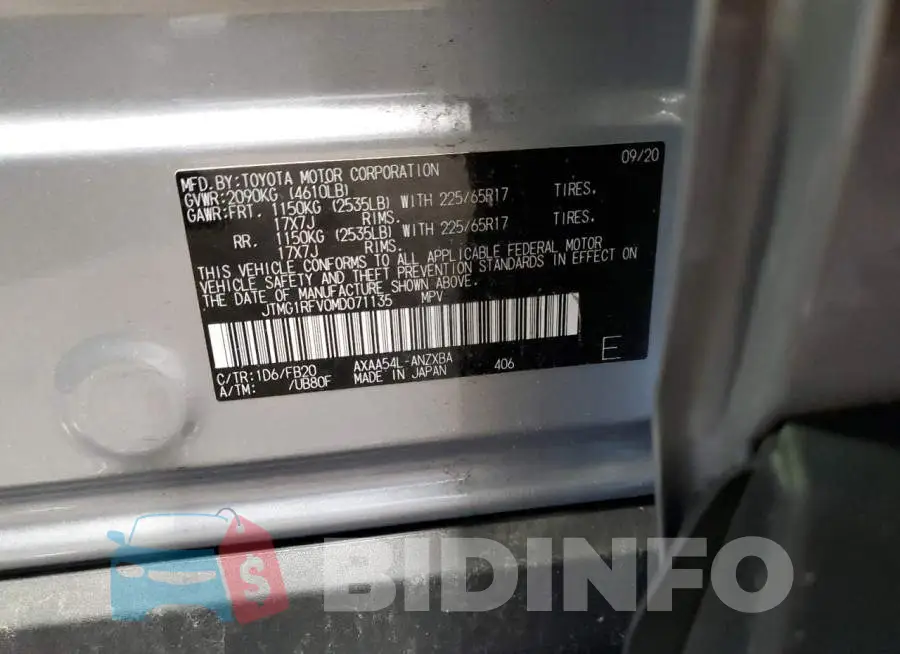 JTMG1RFV0MD071135 Photo# 12
