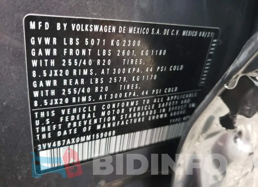 3VV4B7AX0MM159069 Photo# 12