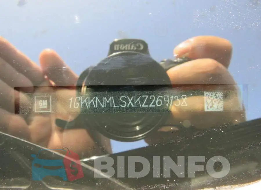 1GKKNMLSXKZ269138 Photo# 10
