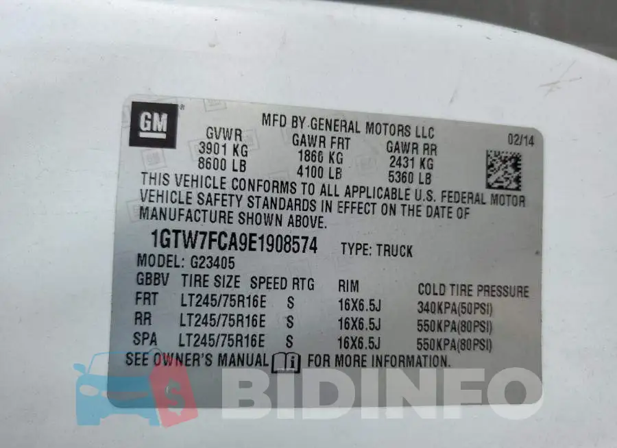 1GTW7FCA9E1908574 Photo# 12