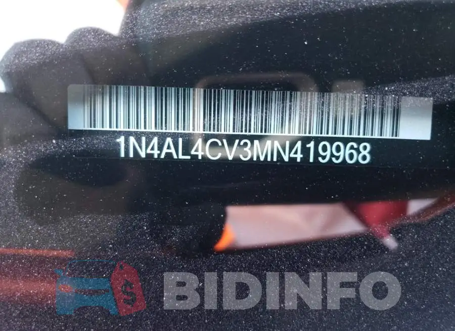 1N4AL4CV3MN419968 Photo# 12