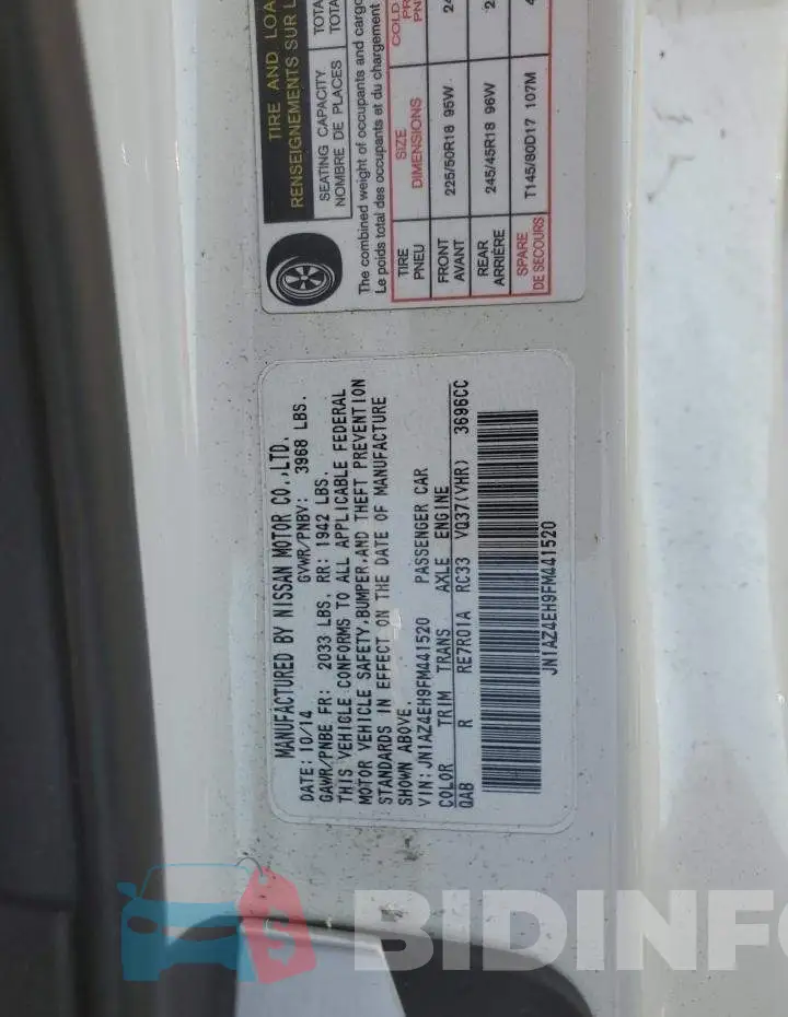 JN1AZ4EH9FM441520 Photo# 12