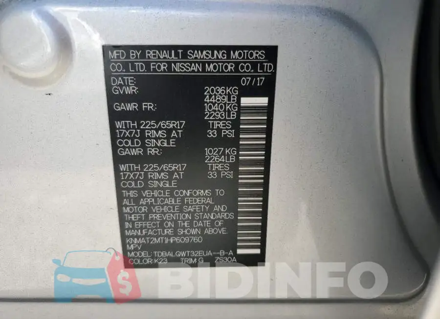KNMAT2MT1HP609760 Photo# 12