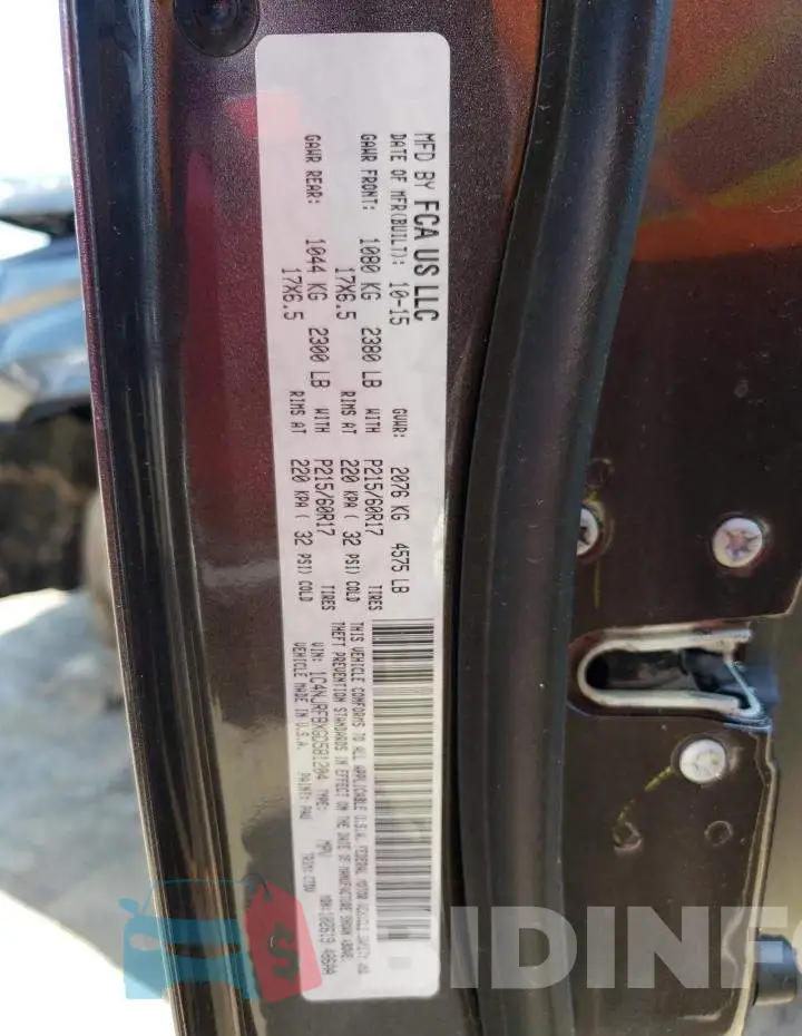 1C4NJRFBXGD581204 Photo# 14