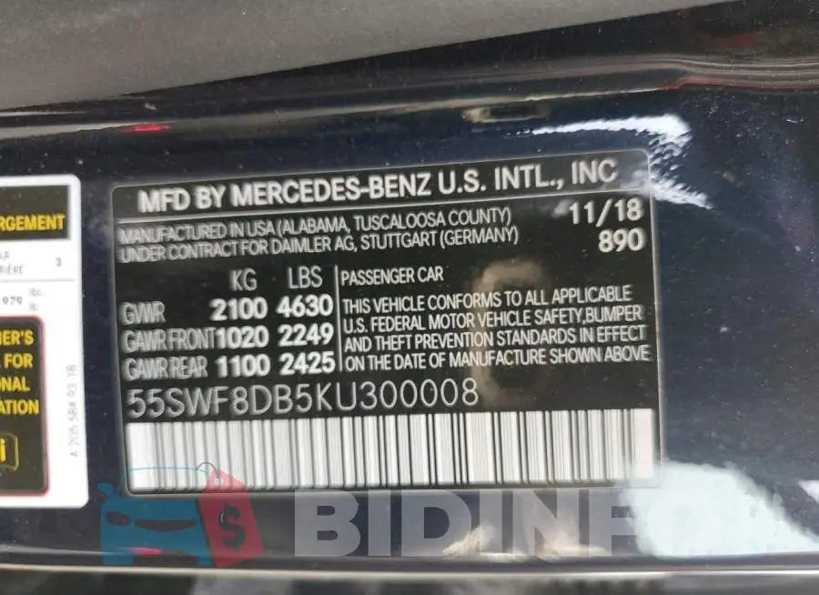 55SWF8DB5KU300008 Photo# 12