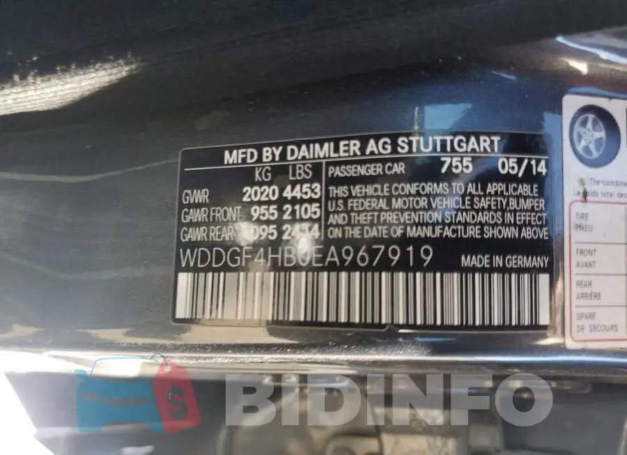 WDDGF4HB0EA967919 Photo# 12