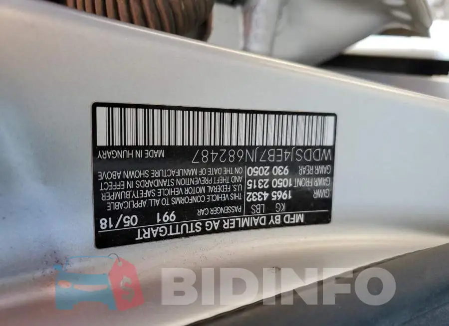 WDDSJ4EB7JN682487 Photo# 12