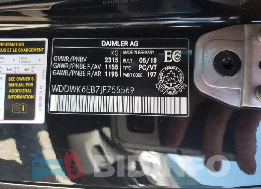 WDDWK6EB7JF755569 Photo# 12