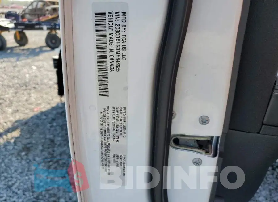 2C3CDXHG3MH648885 Photo# 12