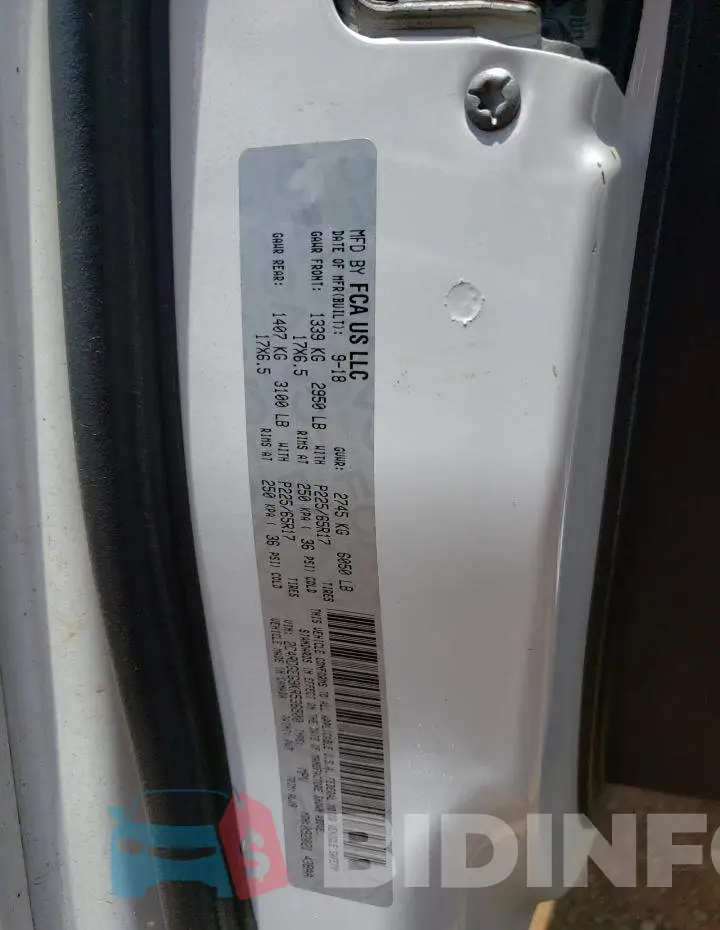 2C4RDGEG9KR536500 Photo# 13