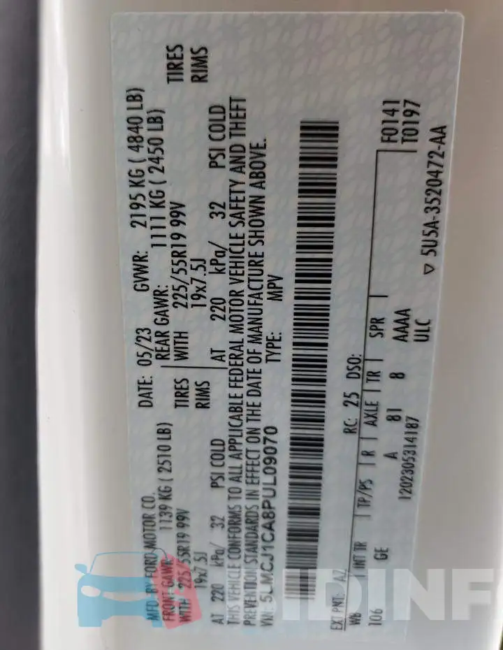 5LMCJ1CA8PUL09070 Photo# 13