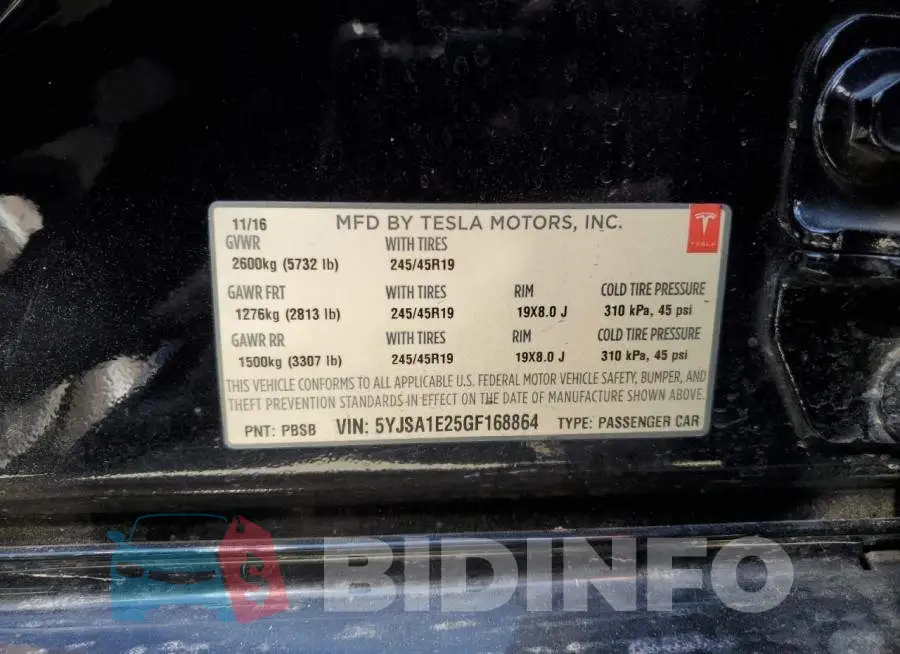 5YJSA1E25GF168864 Photo# 13