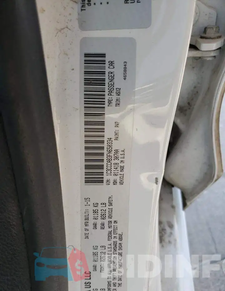 1C3CCCAB3FN650334 Photo# 12