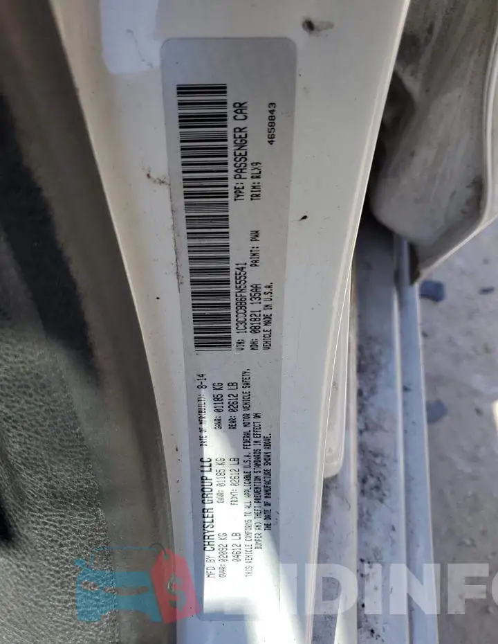 1C3CCCBB6FN555541 Photo# 12