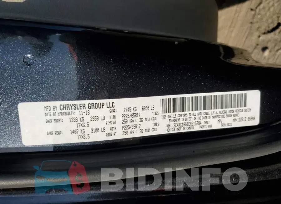 2C4RC1BG1ER215284 Photo# 14