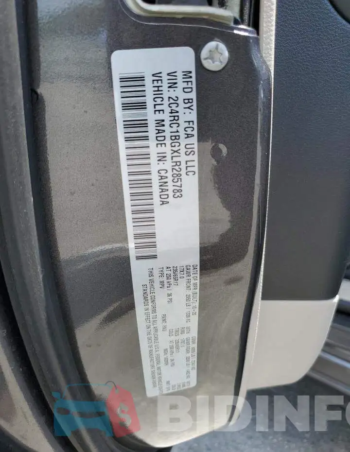 2C4RC1BGXLR285783 Photo# 13