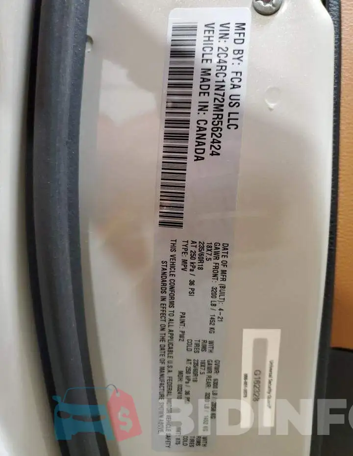 2C4RC1N72MR562424 Photo# 14
