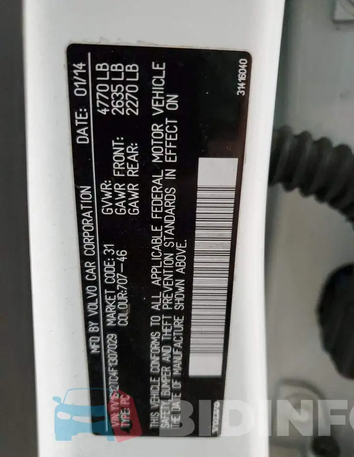 YV1612TC4F1307029 Photo# 12