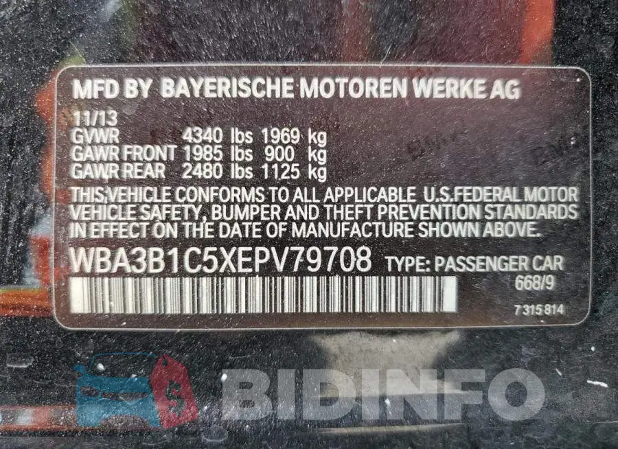 WBA3B1C5XEPV79708 Photo# 12