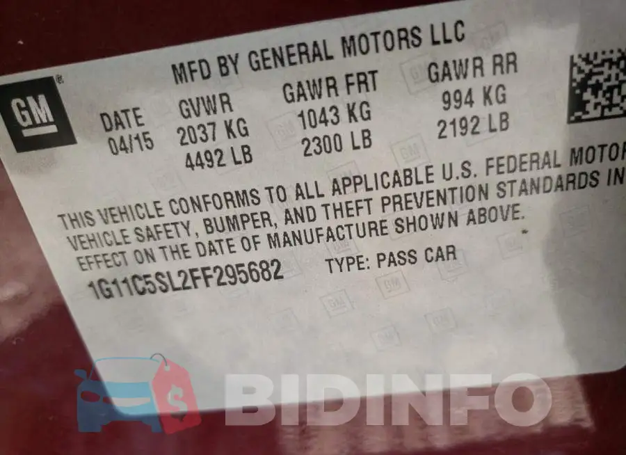 1G11C5SL2FF295682 Photo# 12