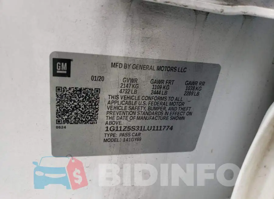 1G11Z5S31LU111774 Photo# 13